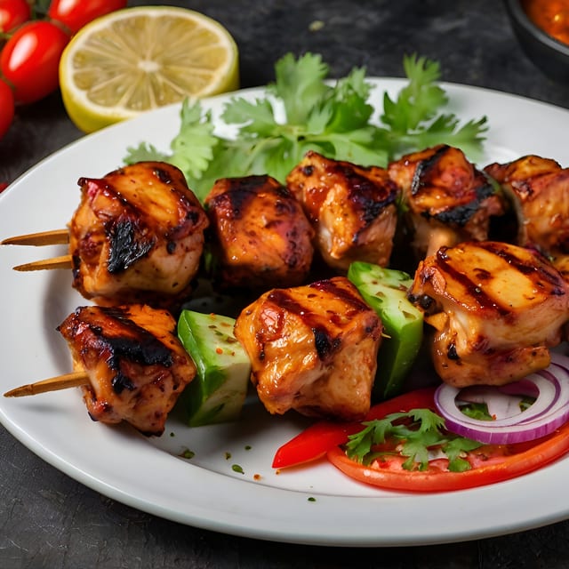 Chicken Malai Boti.