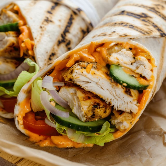 Chicken Tikka Wrap.